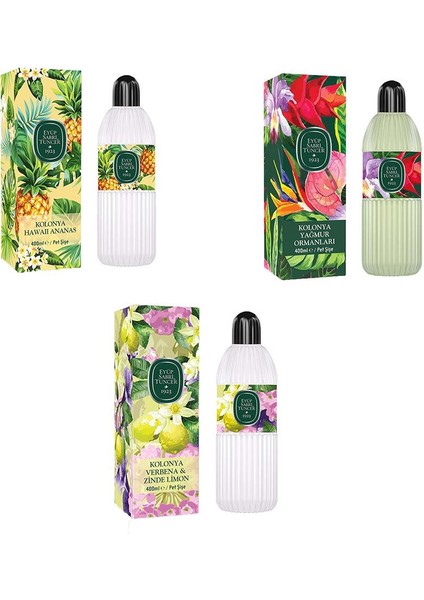 Kolonya Verbena & Zinde Limon, Hawaii Ananas ve Yağmur Ormanları