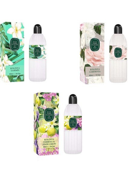 Kolonya Verbena & Zinde Limon, Yasemin ve Gardenya