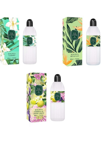 Kolonya Verbena & Zinde Limon, Yasemin ve Beyaz Çay