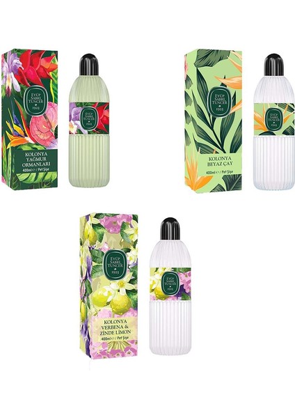 Kolonya Verbena & Zinde Limon, Yağmur Ormanları ve Beyaz Çay