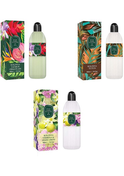 Kolonya Verbena & Zinde Limon, Yağmur Ormanları ve Tütün