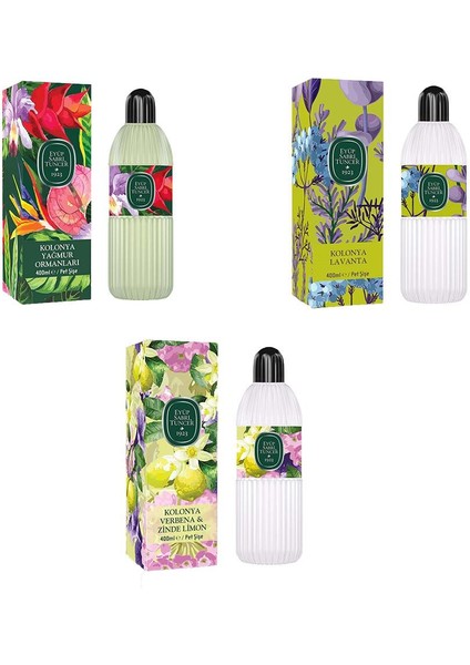 Kolonya Verbena & Zinde Limon, Yağmur Ormanları ve Lavanta