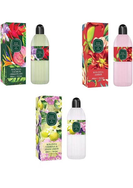 Kolonya Verbena & Zinde Limon, Yağmur Ormanları ve Amber