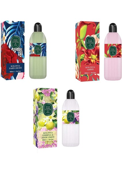 Kolonya Verbena & Zinde Limon, Paris Gecesi ve Amber