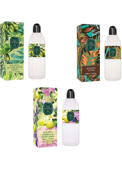 Kolonya Verbena & Zinde Limon, Ayvalık Zeytin Çiçeği ve Tütün