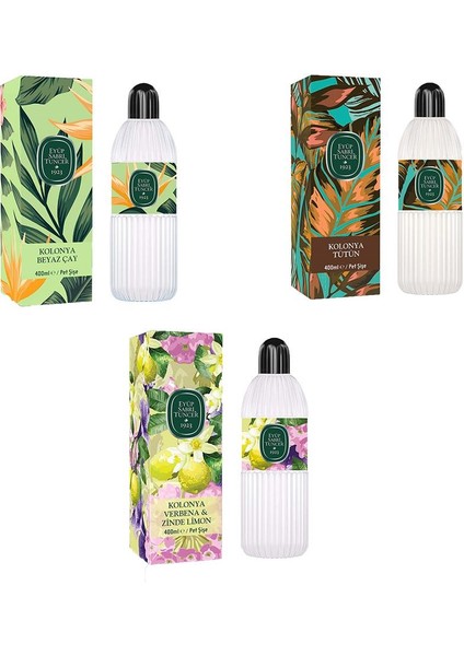 Kolonya Verbena & Zinde Limon, Beyaz Çay ve Tütün