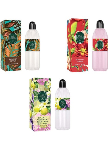 Kolonya Verbena & Zinde Limon, Tütün ve Amber