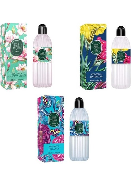 Kolonya Okyanus, Hawaii Ananas ve Ayvalık Zeytin Çiçeği Pet Şişe 400 ml