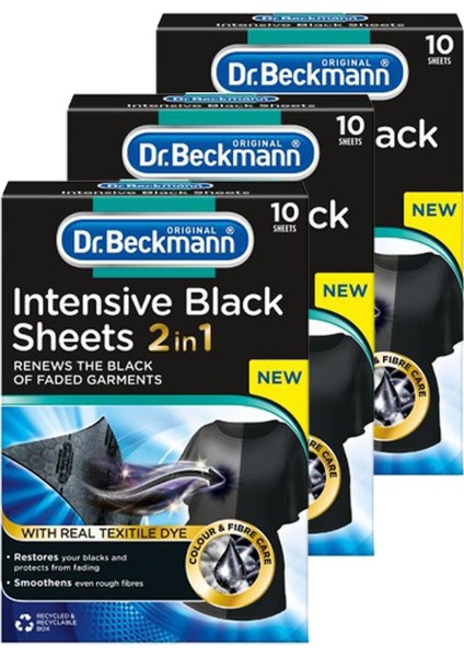 Dr.Beckmann Renk Koruyucu Mendil Siyahlar İçin 3 x 6'lı