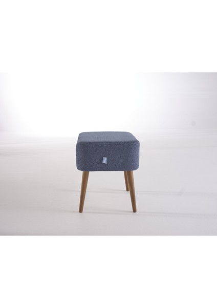 Doqu Home Viola Puf Koltuk - Indigo Mavi