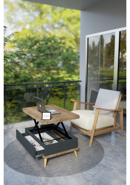 Berlin Sihirli Sehpa Yemek Masası Alaska antrasit Renk fiyatları