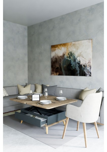 Berlin Sihirli Sehpa Yemek Masası Alaska antrasit Renk modelleri