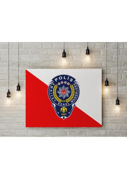 Polis Arması Kanvas Tablo 40X55CM
