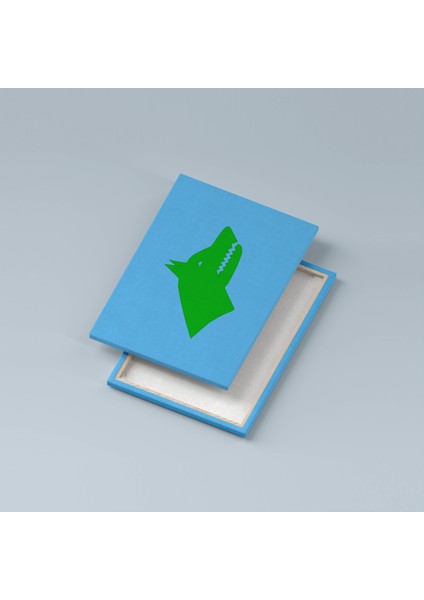 Göktürk Devleti Bayrağı Kanvas Tablo 40X55CM fiyatları