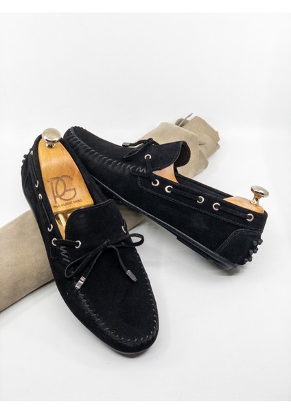 Erkek Yeşil Deri Loafer Ayakkabı