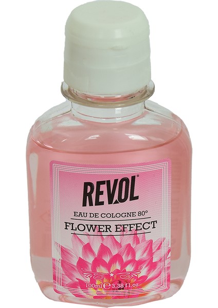 Çiçek Kolonyası Flower Effect Eau De Cologne 80 Derece 100 ml