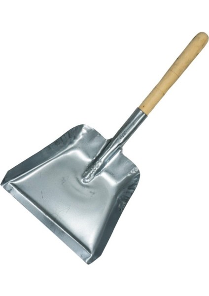 Metal Mini Faraş Çöp Küreği Ahşap Saplı