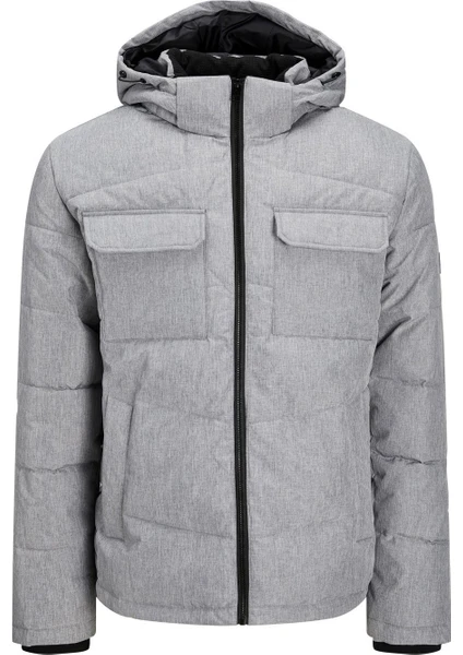 Jack & Jones Jjbrady Puffer Sn Gri Erkek Mont 12212233-Light