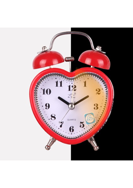 Dekoratif Kalp Tasarımlı Işıklı Alarmlı Çalar Saat fiyatları
