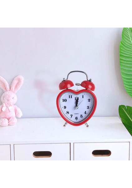 Dekoratif Kalp Tasarımlı Işıklı Alarmlı Çalar Saat modelleri