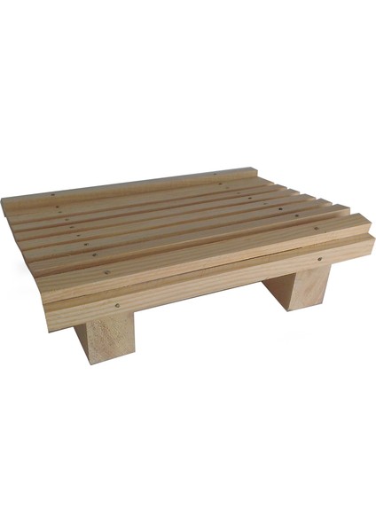 15 cm Yükseklikte Çıtalı Model Masa Altı Ayak Desteği 50 Cm. x 40 Cm.