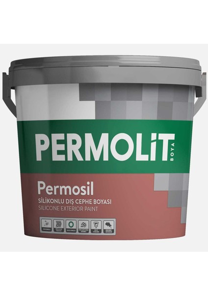 Permosil Silikonlu Dış Cephe  Boyası 10KG