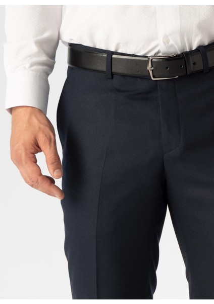 Normal Bel Normal Paça Slim Fit Lacivert Erkek Pantolon PN1014400284