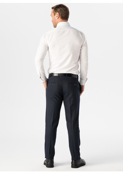 Normal Bel Normal Paça Slim Fit Lacivert Erkek Pantolon PN1014400284