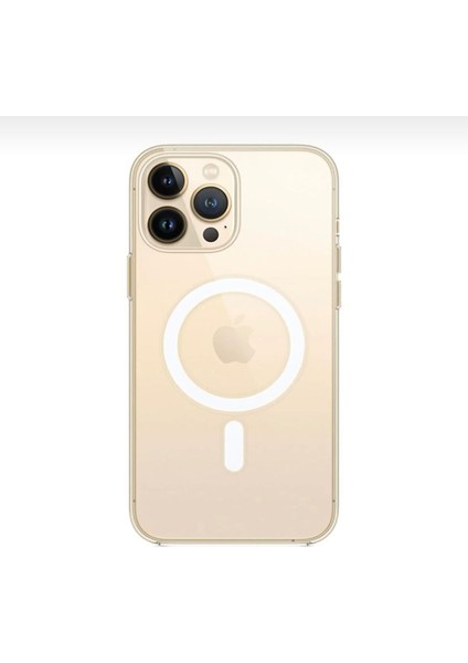 Apple iPhone13 Pro Max Magsafe Özelikli Şeffaf Kılıf