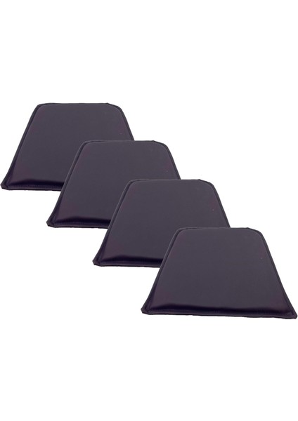 Knsz sırt minderi 4 lü zng&mğr&uslu mor suni deri cırtlı tel bar sandalyesi sırtı için