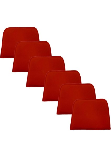 Knsz sırt minderi 6 lı mazlum krm suni deri cırtlı tel sandalyesi sırtı için