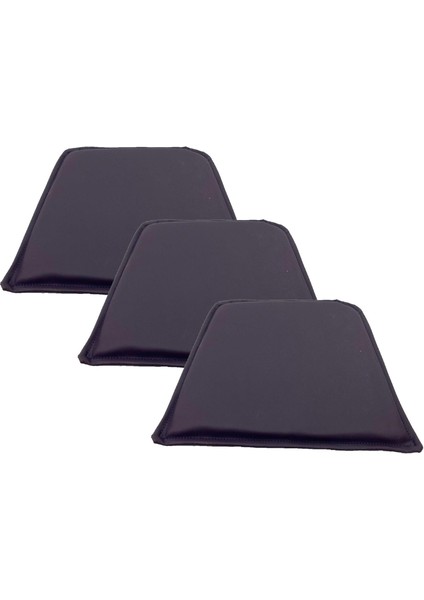 Knsz sırt minderi 3 lü mazlum mor suni deri cırtlı tel sandalyesi sırtı için