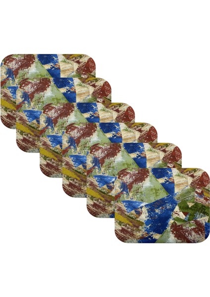 Knsz oturma minderi 6 lı zengin&mağrur&uslu geometrik desen tel bar sandalyesi için