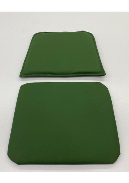 Knsz minder seti 1 li zng&mğr&uslu yşl suni deri tel bar sandalyesi oturma ve sırt minderi set fiyatları