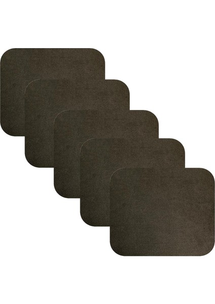 Knsz oturma minderi 5 li mazlum kahve penye kumaş tel sandalyesi oturma yeri için