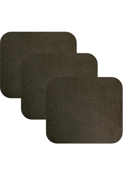 Knsz oturma minderi 3 lü mazlum kahve penye kumaş tel sandalyesi oturma yeri için