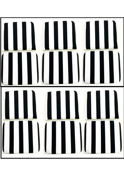 Knsz minder seti 6 lı mazlum tuan kumaş oturma ve sırt tel sandalyesi minderi bir arada fiyatları