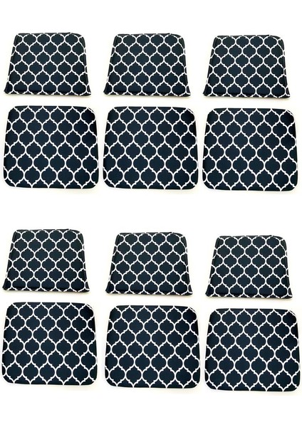 Knsz minder seti 6 lı mazlum viona kumaş oturma ve sırt tel sandalyesi minderi bir arada fiyatları