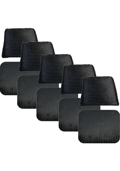 Knsz minder seti 5 li mazlum siyah çizgili kumaş oturma ve sırt tel sandalyesi minderi bir arada fiyatları