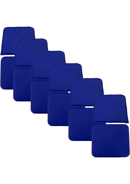 Knsz minder seti 6 lı mazlum mvi suni deri oturma ve sırt tel sandalyesi minderi bir arada