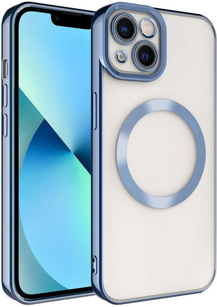 Apple iPhone 13 Kılıf Magsafe Wireless Şarj Özellikli Fujimax Setro Silikon