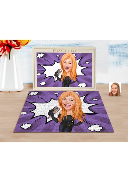 Kişiye Özel Assolist Karikatürlü 1000 Parça Profesyonel Puzzle-1