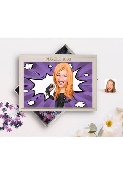 Kişiye Özel Assolist Karikatürlü 1000 Parça Profesyonel Puzzle-1 fiyatları