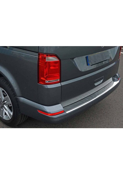 Vw T6.1 Caravelle Krom Arka Tampon Eşiği Çift Kapı Taşlı 2020 ve Sonrası