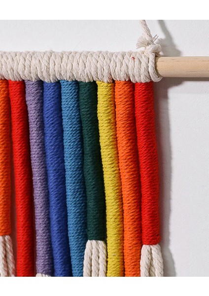 30 * 34 cm Makrome Boho Goblen Duvar Asılı El Dokuma Ev Dekorasyon Aksesuarları Nordic Art Püskül Apartman Yurt Odası Dekorasyon Dekoratif Gobiyeller (Yurt Dışından) modelleri