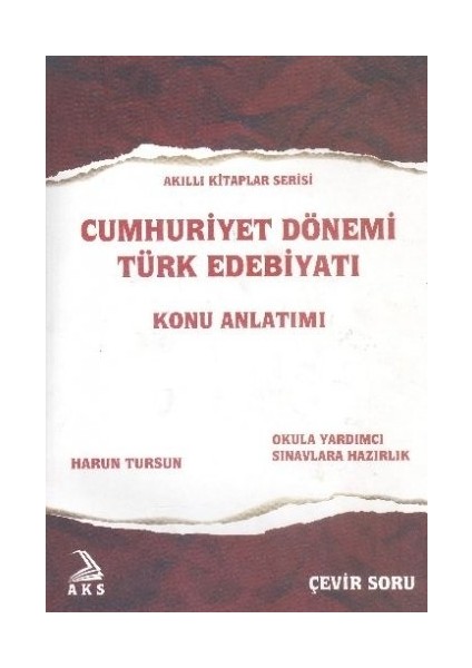 Cumhuriyet Dönemi Edebiyat Soru Bankası Klp