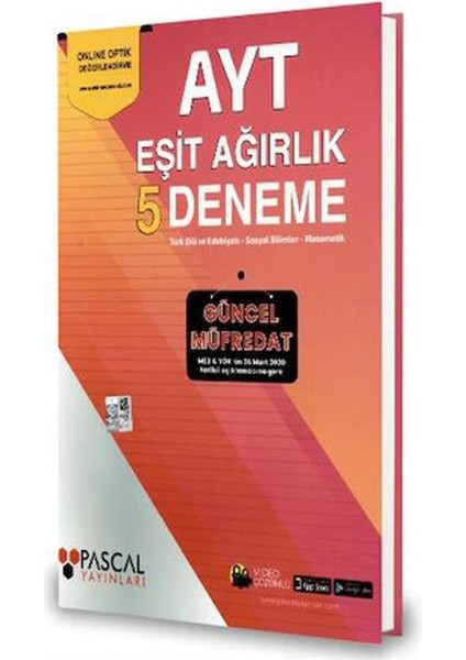AYT Eşit Ağırlık 5 Li Denemeleri