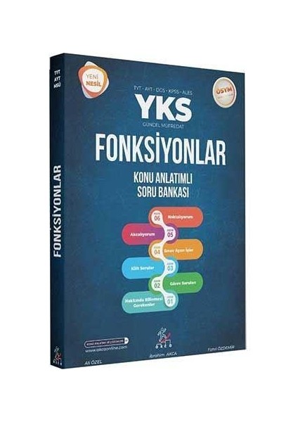 TYT AYT DGS KPSS ALES Fonksiyonlar Konu Anlatımlı Soru Bankası