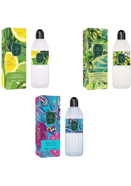 Kolonya Okyanus, Çeşme Limonu ve Ayvalık Zeytin Çiçeği