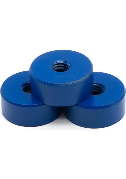 Dişi Bağlantılı Güçlü Neodyum Pot Mıknatıs - Ø25X10 Mm, M8X4 mm (2 Adet Set)